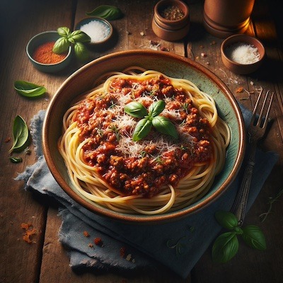 UpCooked spaghetti bolognese for teenagers to learn to cook
